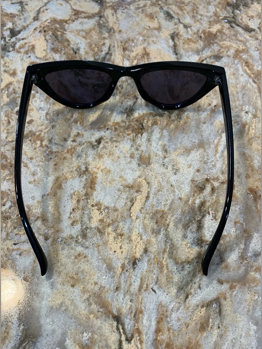 Black Cat-Eye Sunglasses